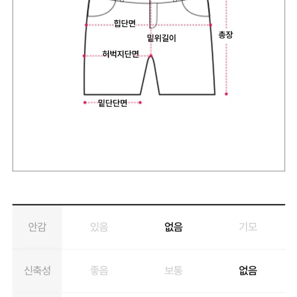 한번착용)투버튼 하이웨스트 반바지 m사이즈