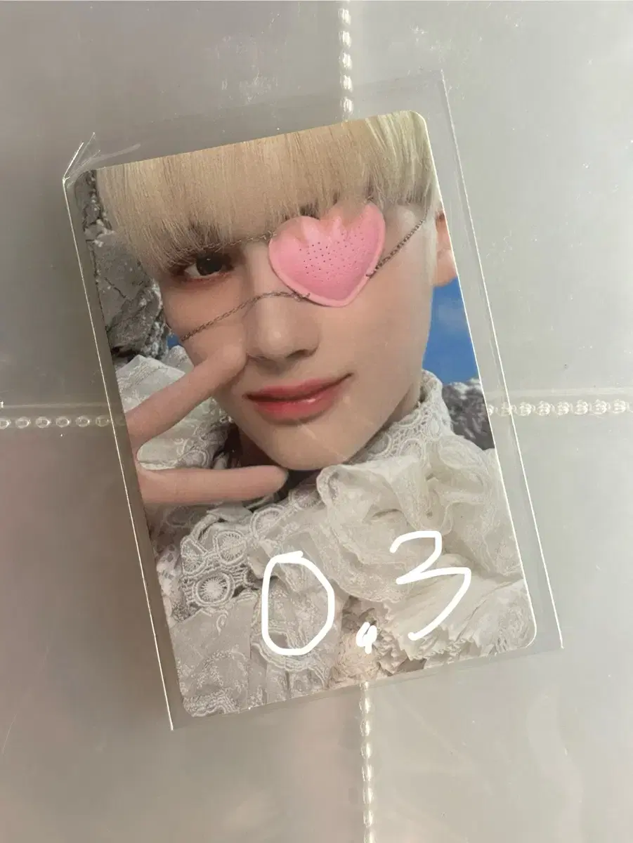 txt. hueningkai photocard Freeze world.ver 프리즈