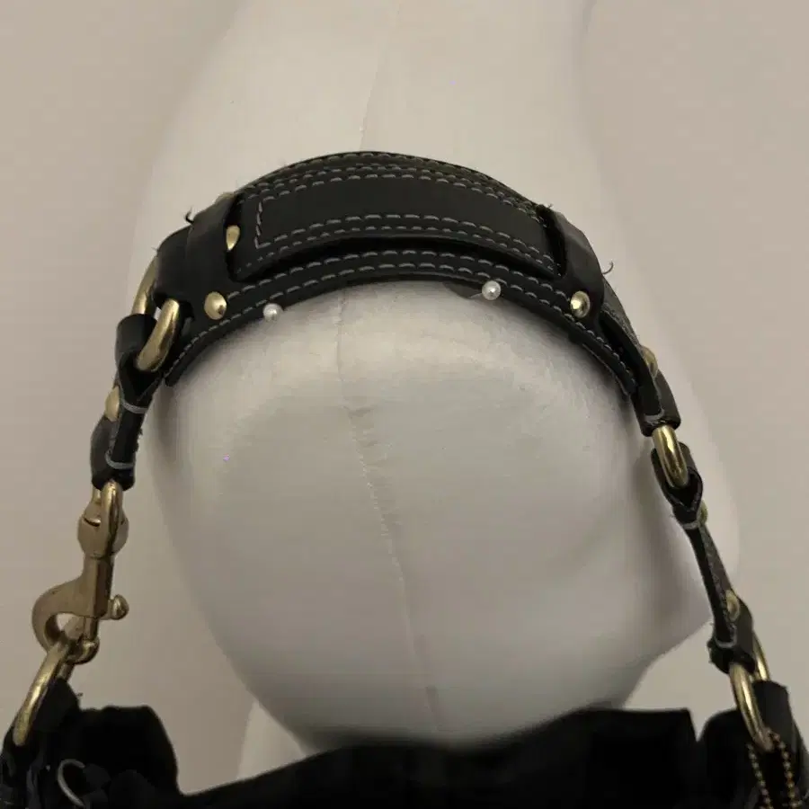 Coach Black Gold Shoulder Bag