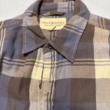 DENIM & SUPPLY의 체크 무늬 플란넬 셔츠