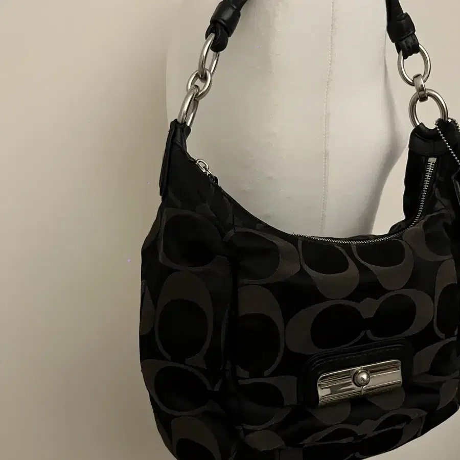 Coach dark brown shoulder bag