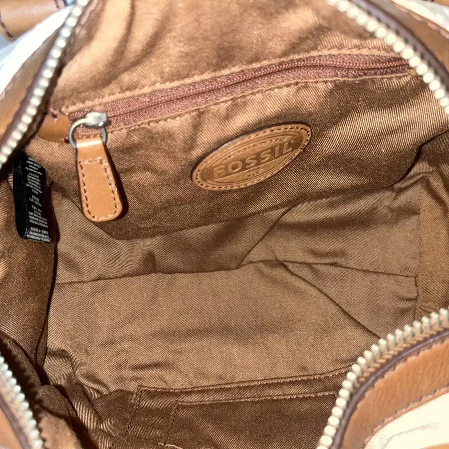 Fossil Beige Shoulder Bag