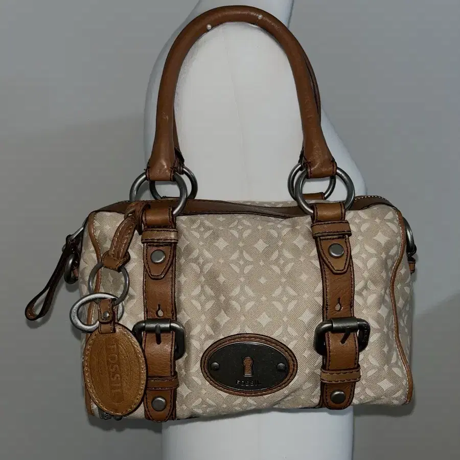 Fossil Beige Shoulder Bag