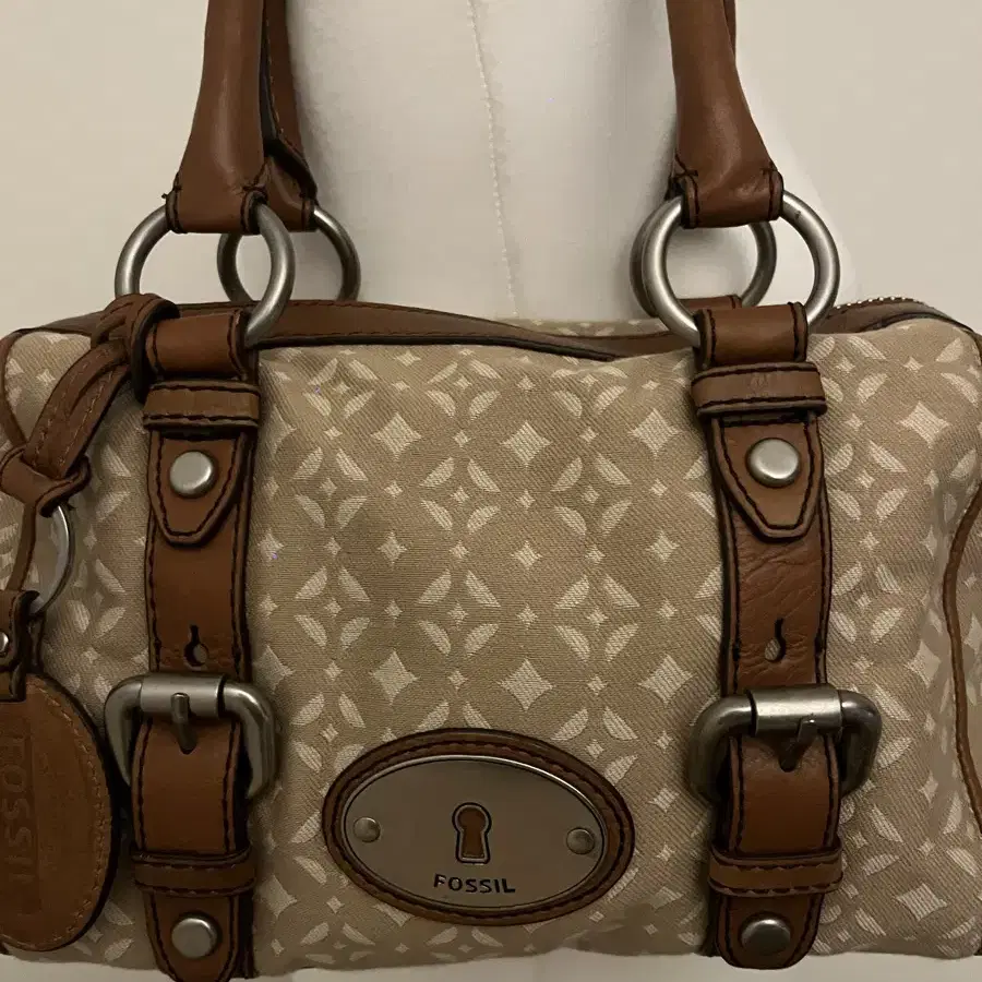 Fossil Beige Shoulder Bag