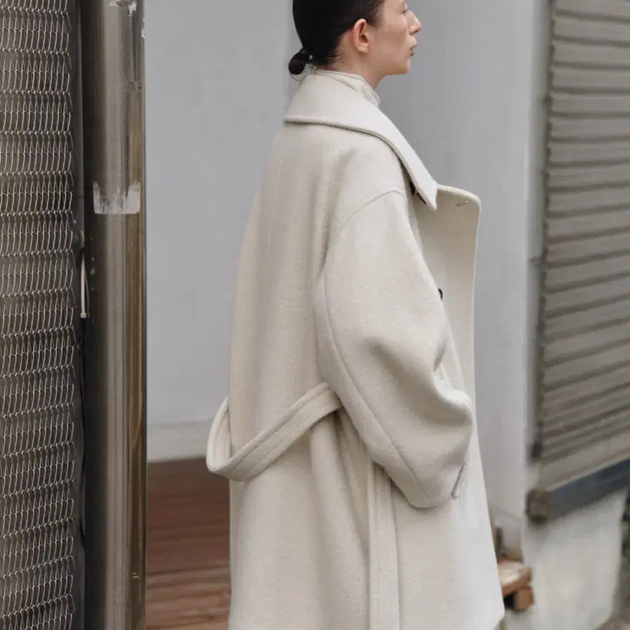 (새상품) rrace cloud single overfit coat