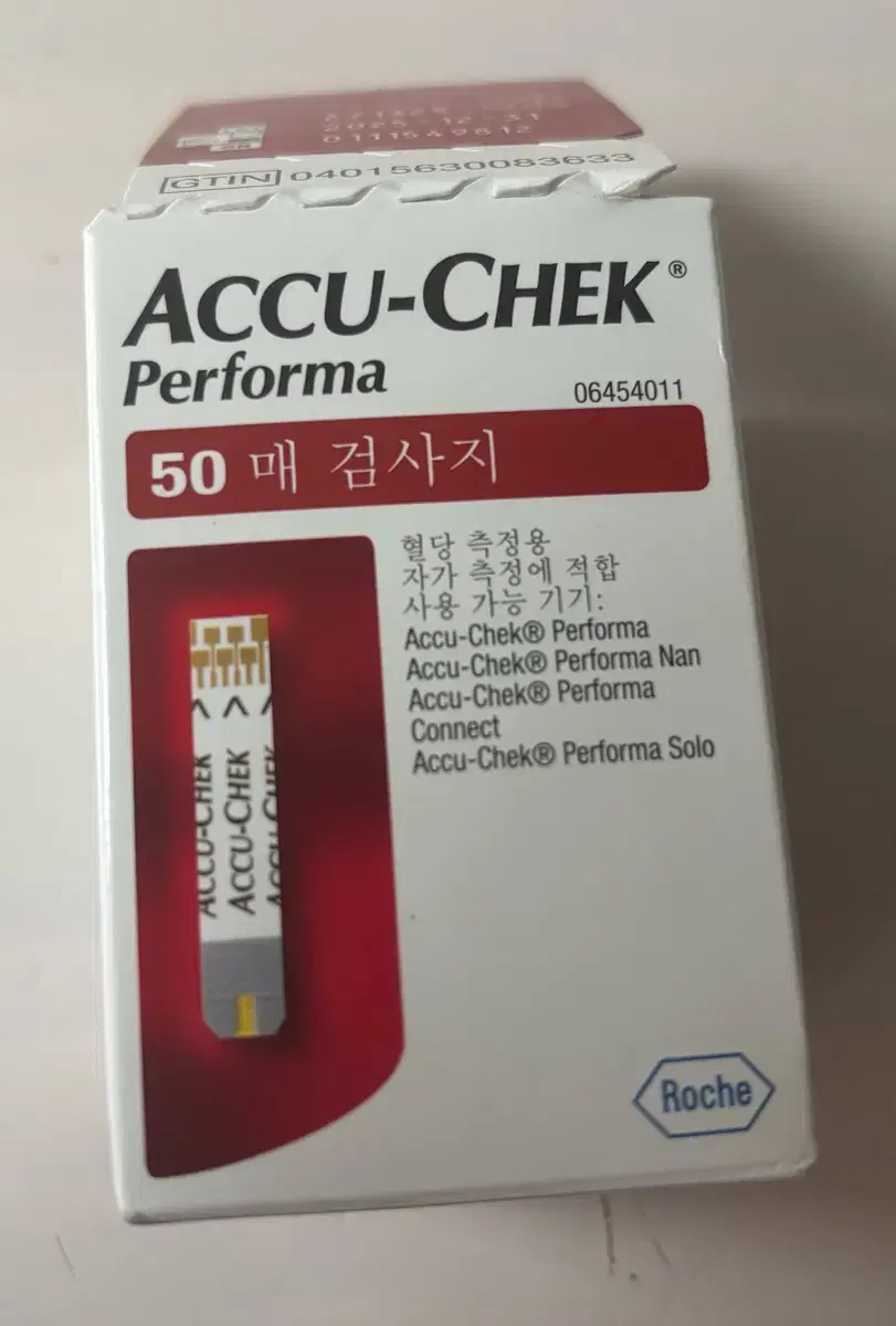 Accu-Chek Performa 혈당측정기 검사지 50매