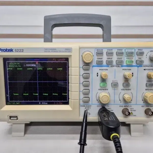 Protek S222 2Ch 200MHz 오실로스코프