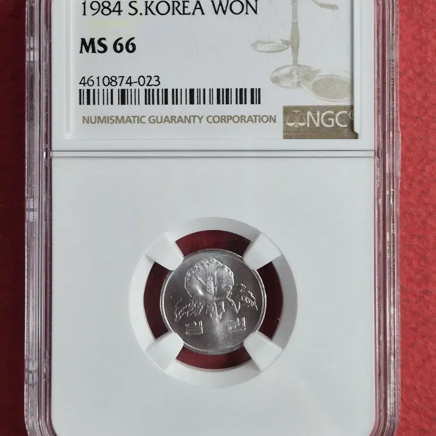 1984년 1원 NGC 66등급 미사용 주화