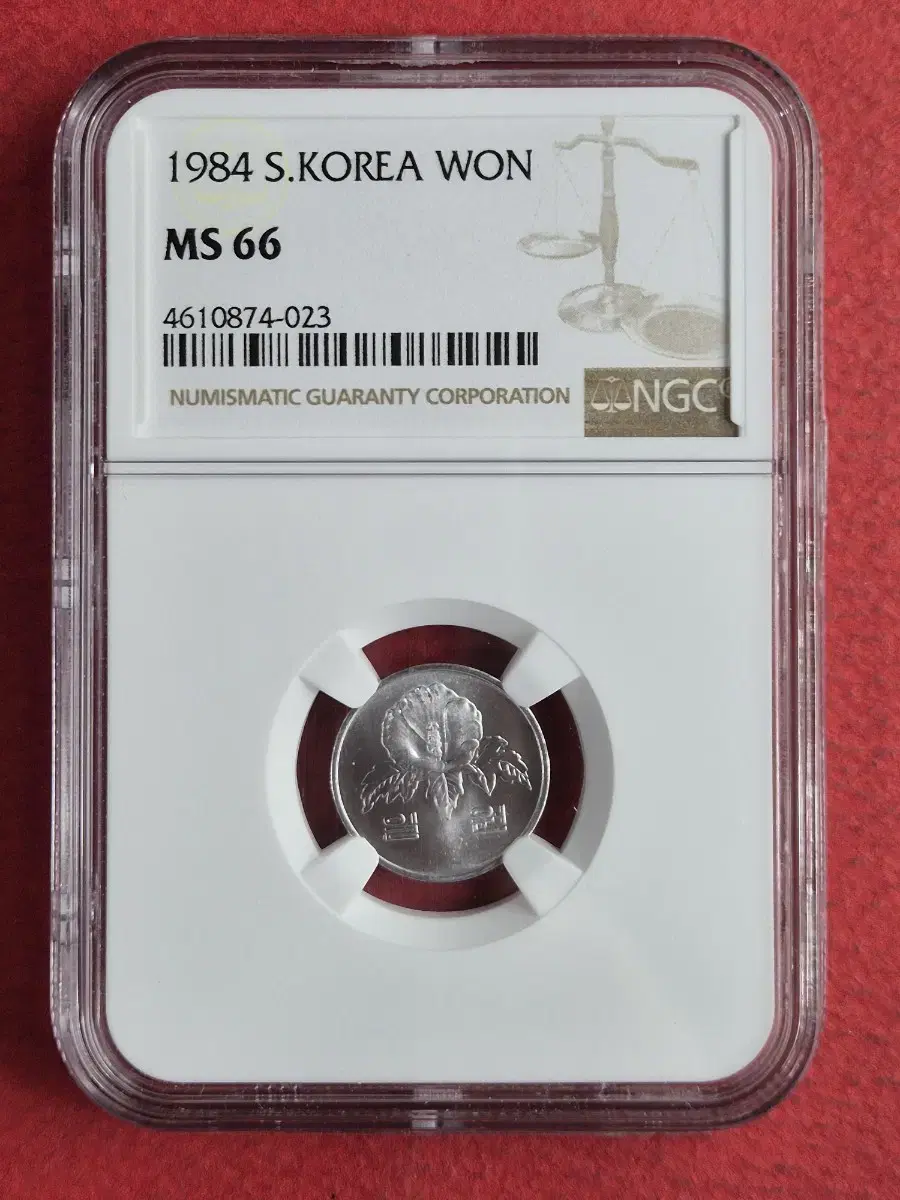 1984년 1원 NGC 66등급 미사용 주화