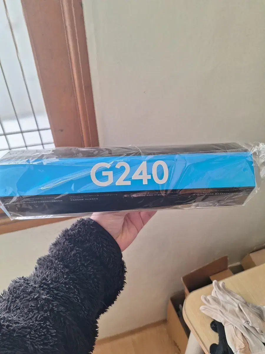 로지텍 g240 마우스패드