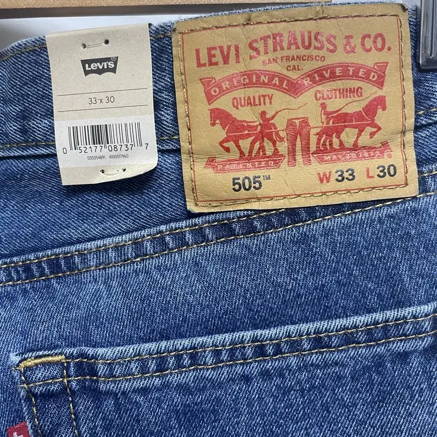 (새상품)Levis 리바이스 505 33x30