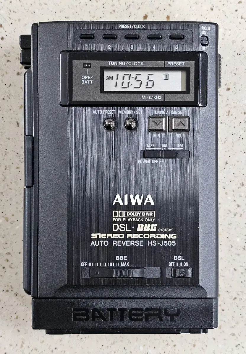 AIWA HS-J505 아이와 카세트플레이어 팝니다