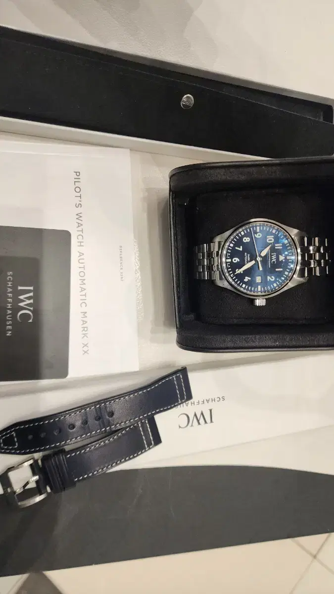 (급매)iwc 마크20 청판 브슬+러버23년식 국내백화점