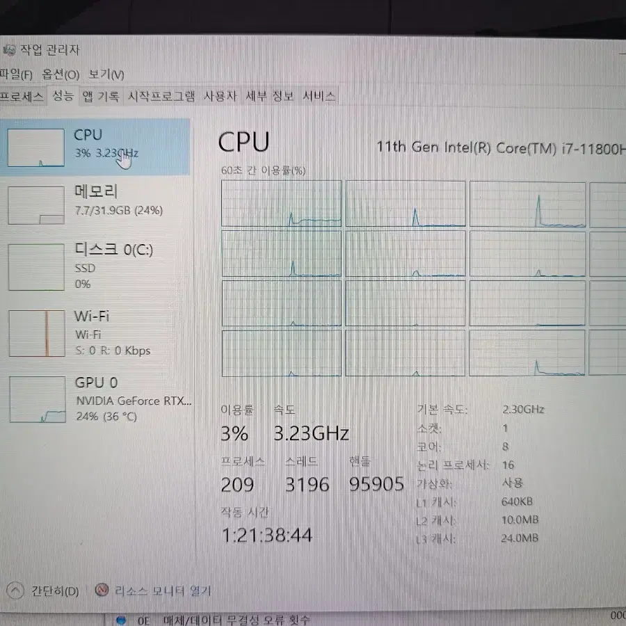 게이밍 노트북 레노버 리전 5i Pro 6세대 팝니다