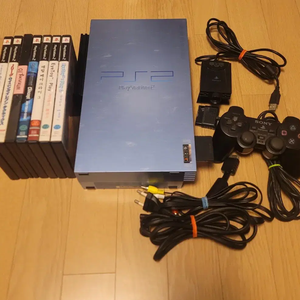 ps2 5만번 정발 아쿠아블루