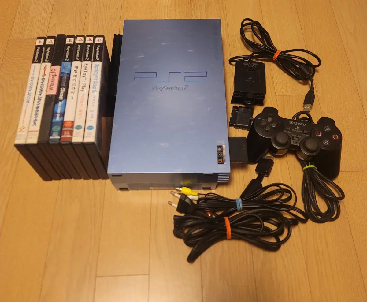 ps2 5만번 정발 아쿠아블루