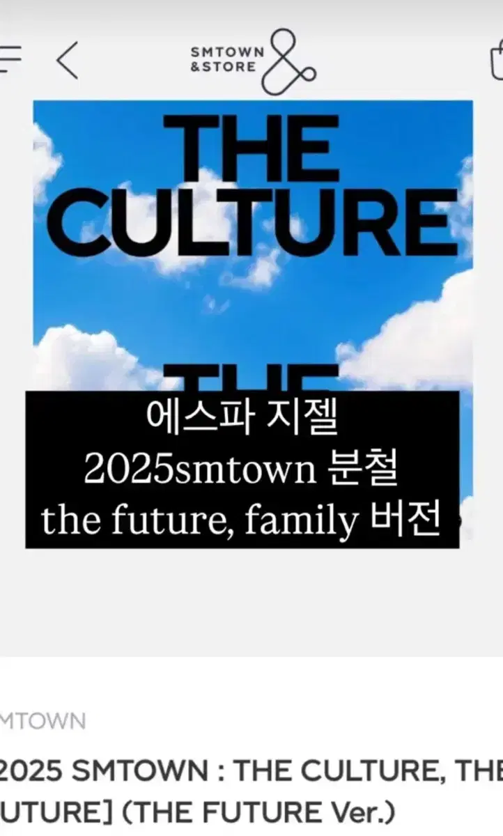 지젤만 남음!) 2025 smtown thefuture,family 버전