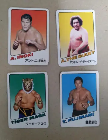 프로레슬링 카드 타이거 마스크, 이누키, 후지나미, 안드레