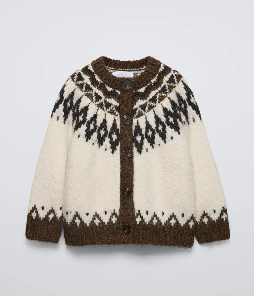 Zara Jacquard Knit Jacket