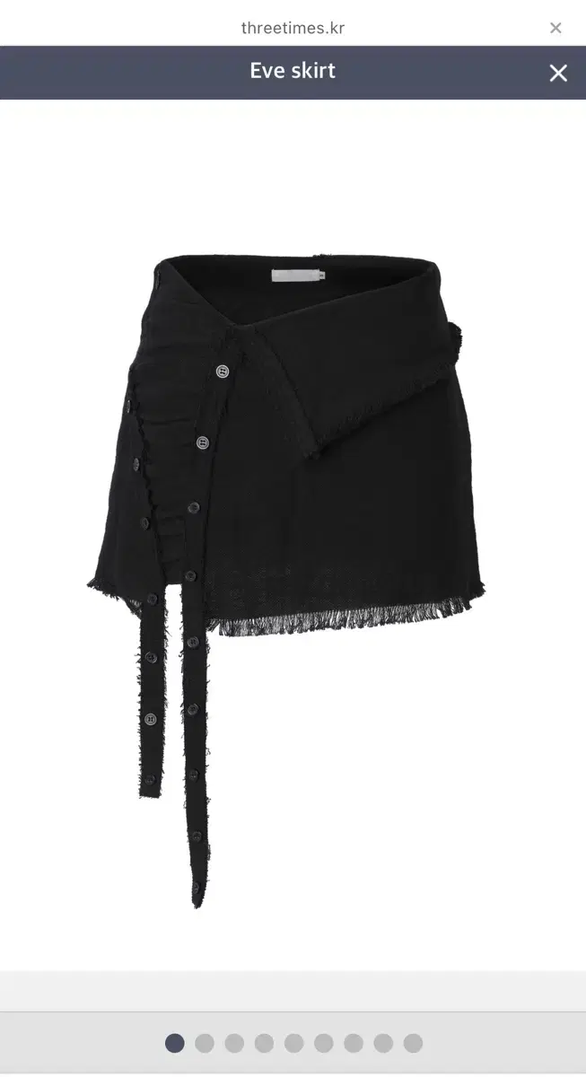 Threetimes Eve skirt - Black