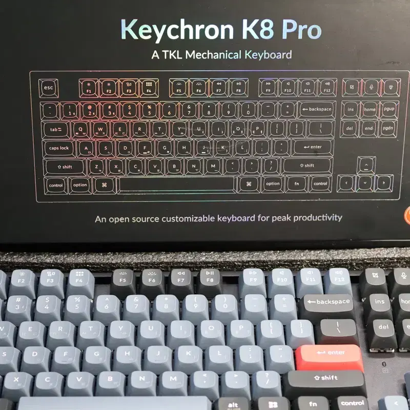 키크론 K8 Pro TKL 적축