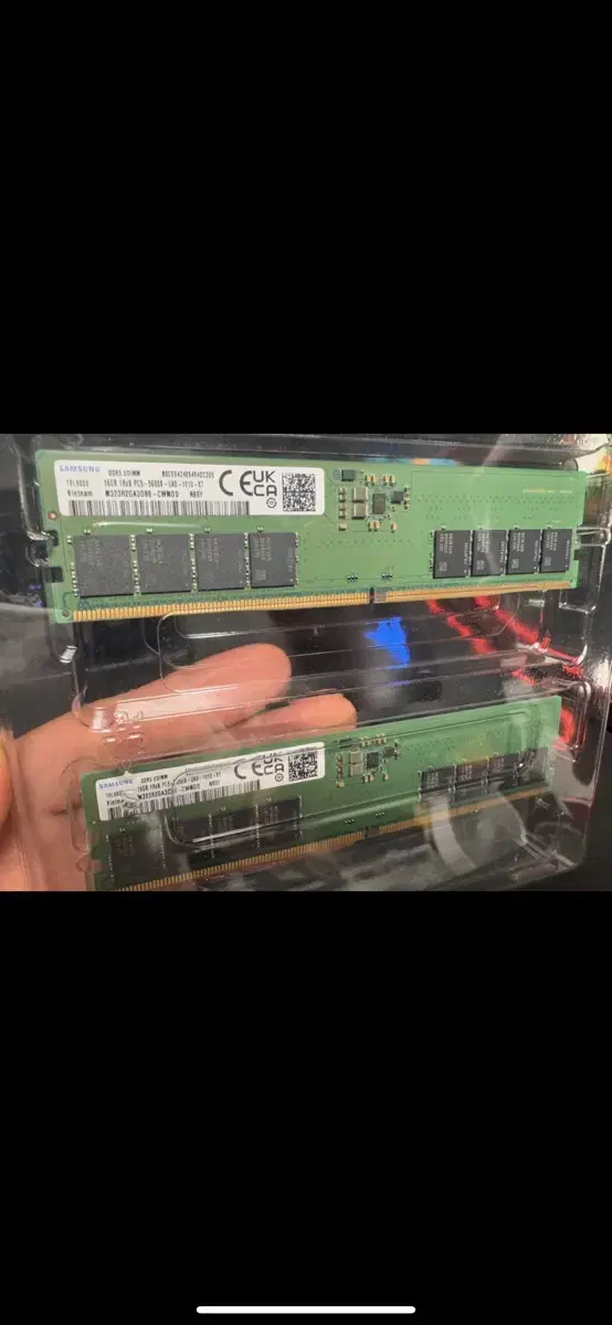 (무료배송) 삼성 DDR5 램 16GB 2개 일괄 (32g)