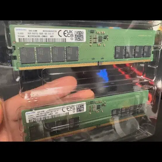 (무료배송) 삼성 DDR5 램 16GB 2개 일괄 (32g)