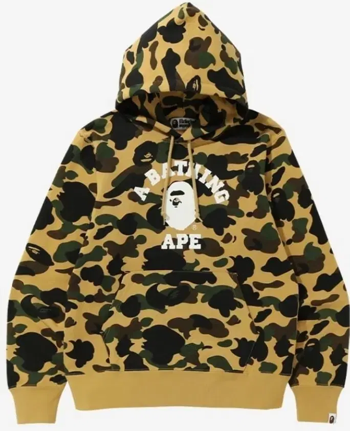 bape 1st camo college 후드티