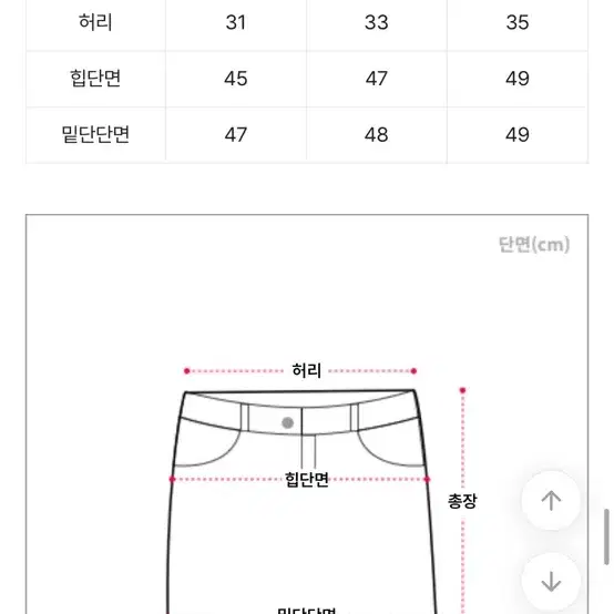 빈티지 워싱 데님 미니스커트