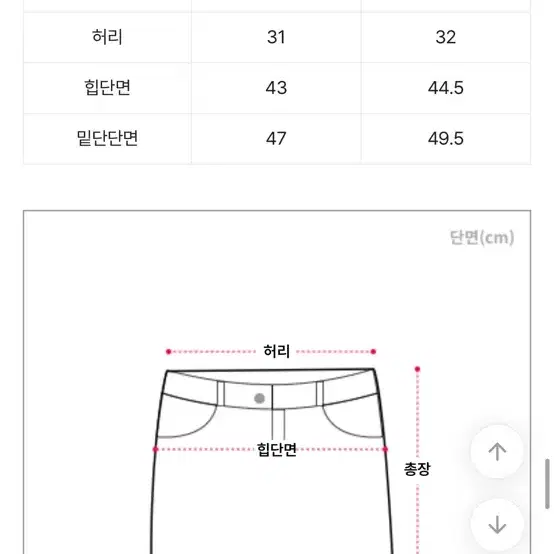 코듀로이 골덴 스커트