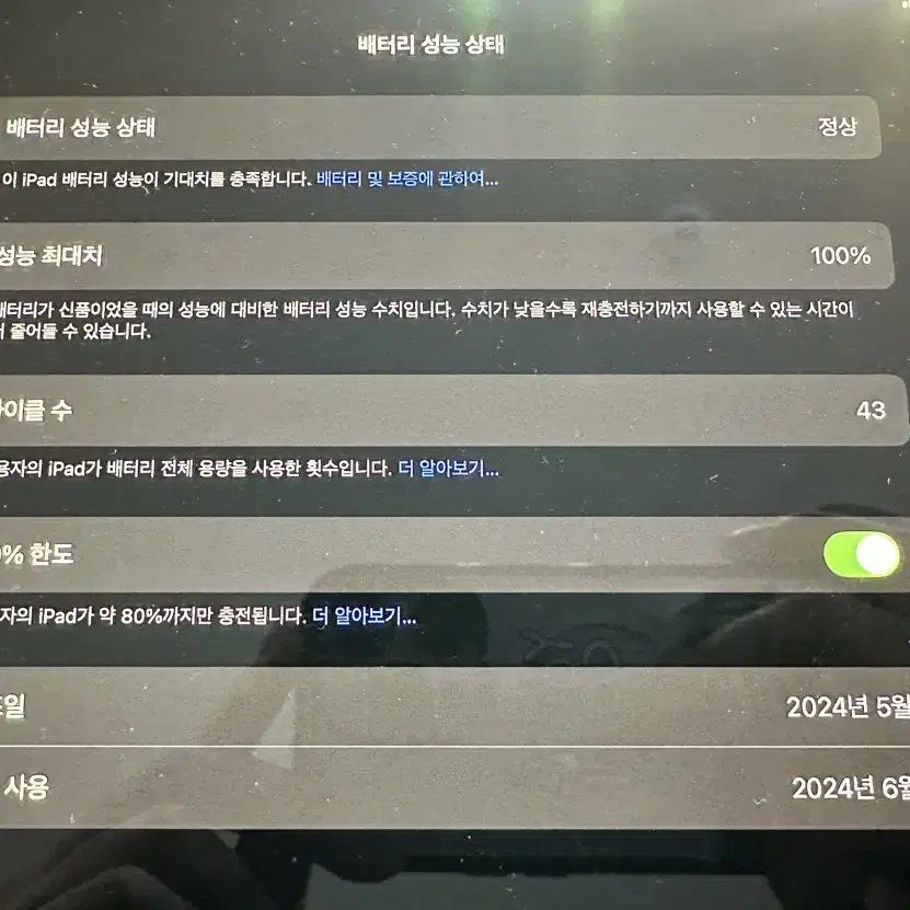 아이패드 프로 13 M4 셀룰러 256 판매합니다(애플케어있음)