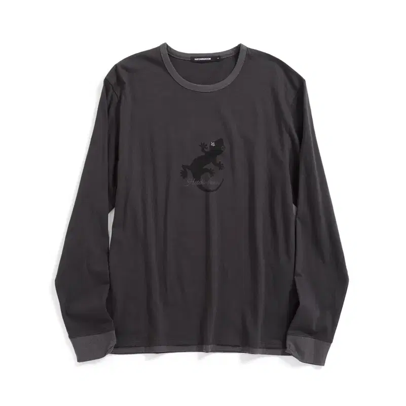 해칭룸 - Lizard Ringer Tee Charcoal