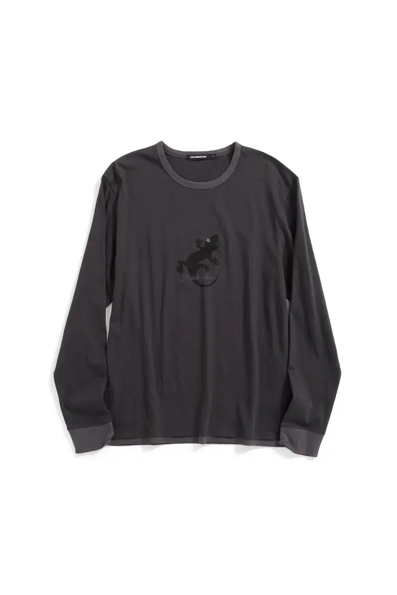 해칭룸 - Lizard Ringer Tee Charcoal