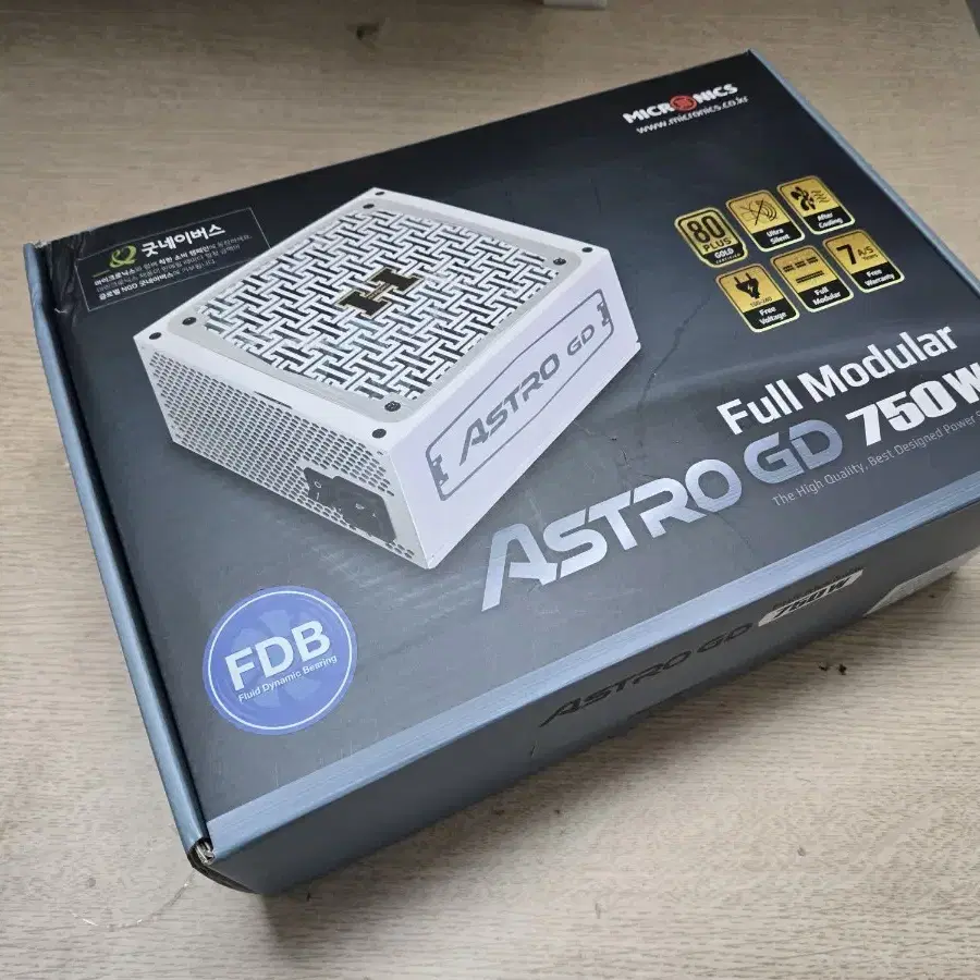 마이크로닉스 astro gd 750w 풀모듈 파워