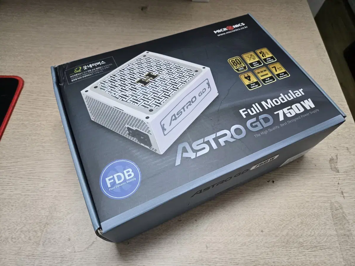 마이크로닉스 astro gd 750w 풀모듈 파워