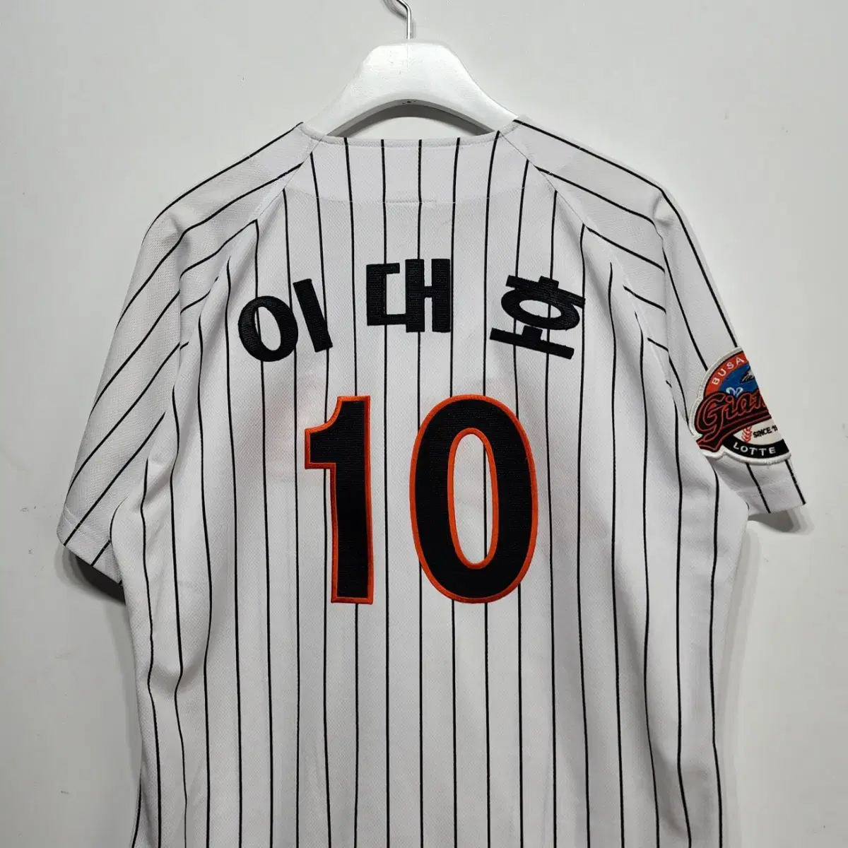 롯데자이언츠 LOTTE GIANTS 올드 이대호10 마킹 아ㅓ구유니폼XL