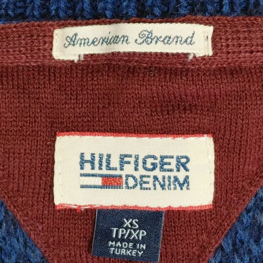 HILFIGER DENIM 힐피거데님 모헤어 스웨터 라운드티