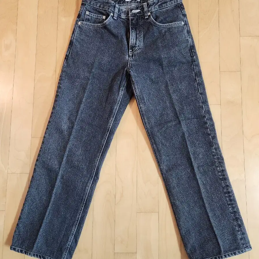 브랜디드 1967 JET BLACK JEANS [WIDE STRAIGHT