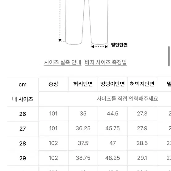 무신사스탠다드 스트레이트 데님(크림)32 팝니다