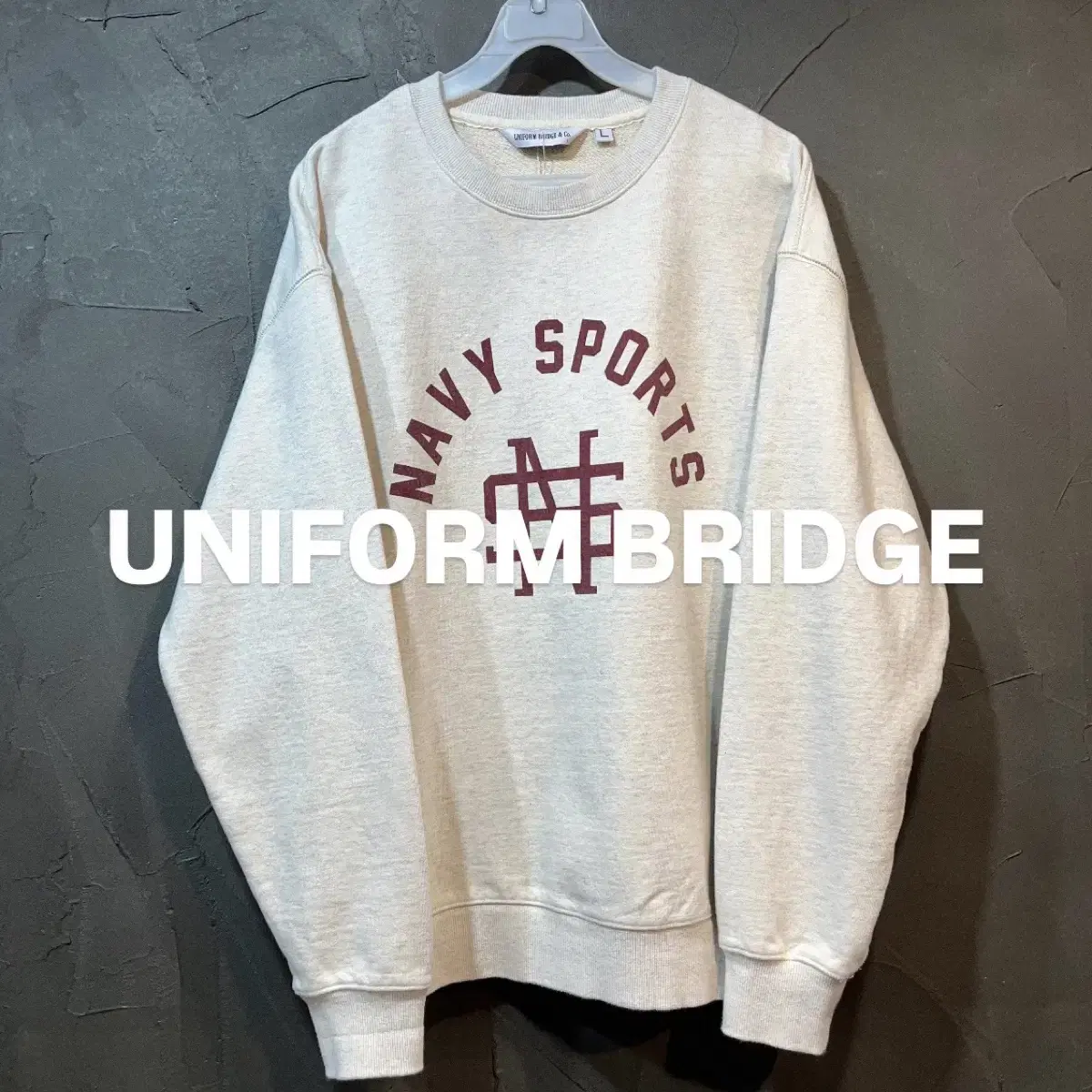 [L] UNIFORM BRIDGE 유니폼 브릿지 스웻 셔츠