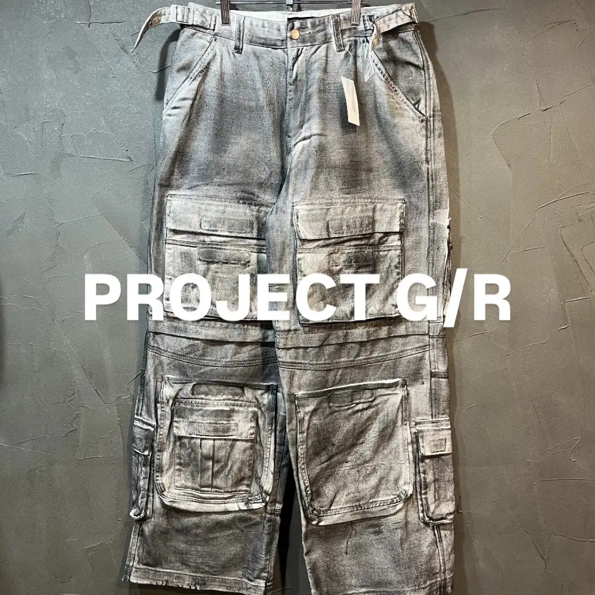 [2] PROJECT G/R 빈티지 와이드 카고 팬츠