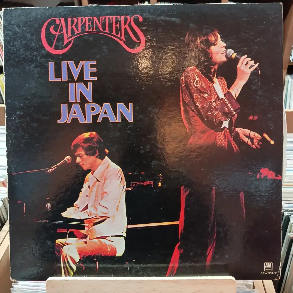 CARPENTERS LIVE IN JAPAN 더블 LP