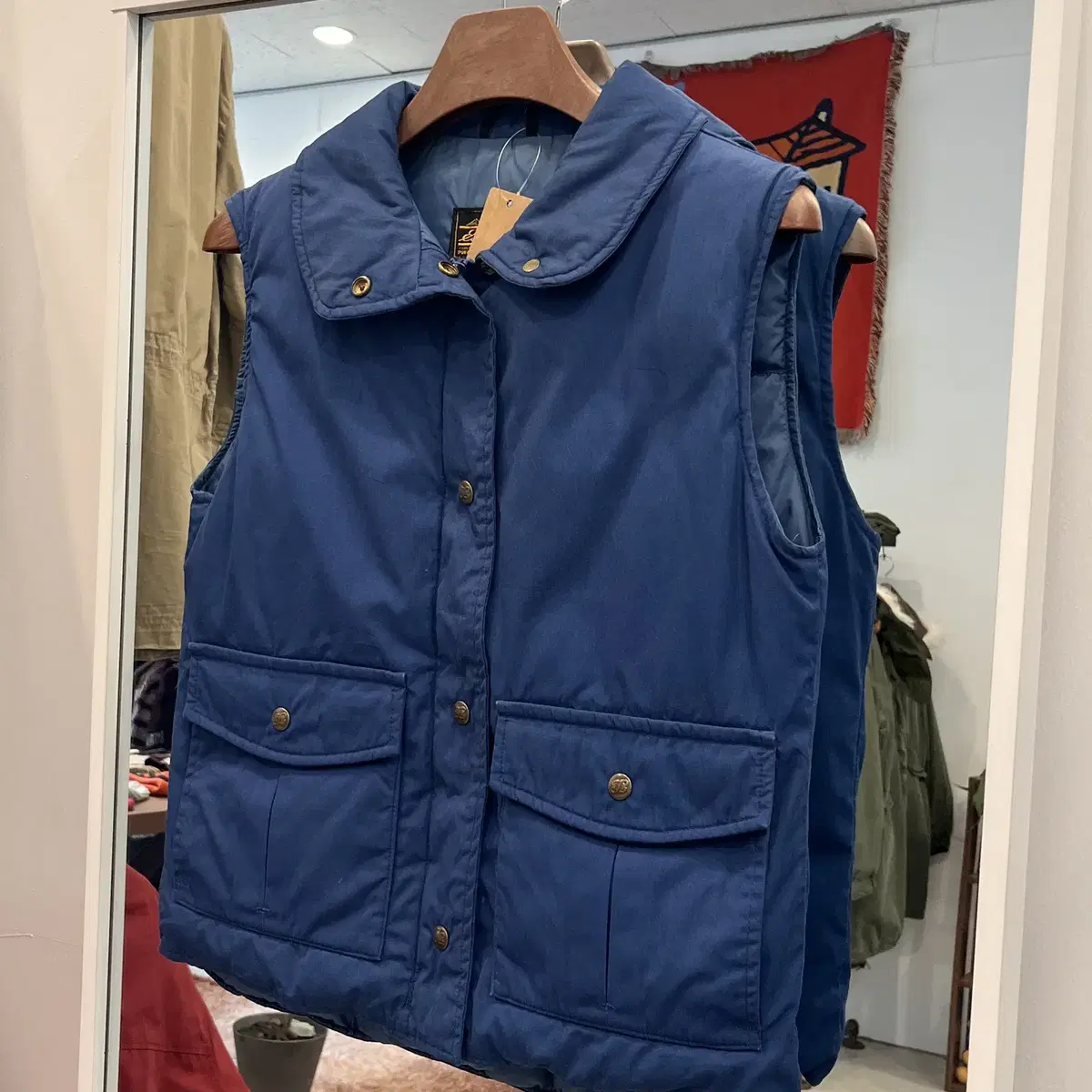 80-90s Eddie Bauer 에디바우어 구스다운 패딩 베스트