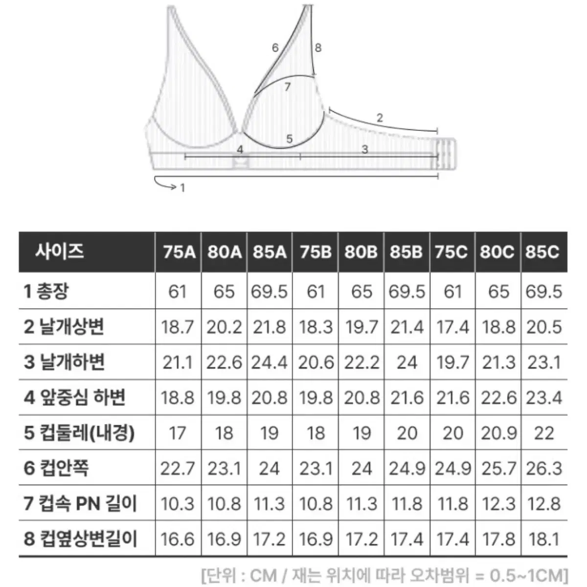 (연락 먼저) 아디다스 트레포일 75A 90(S) 브라 팬티 속옷 세트