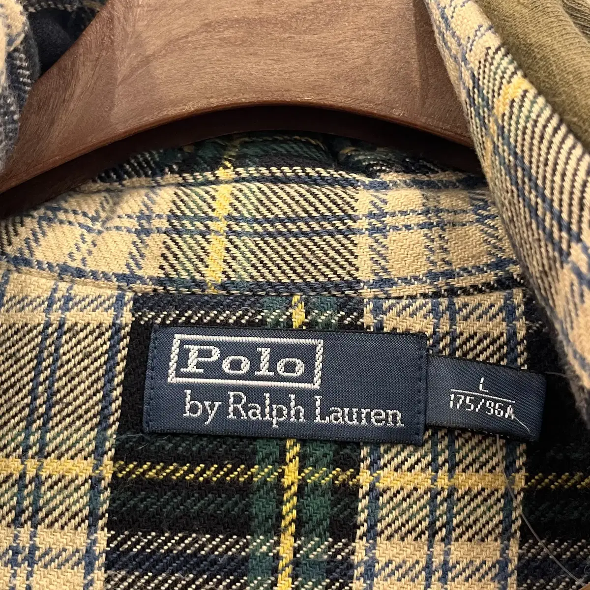 Polo ralph lauren 폴로 랄프로렌 레더 요크 블랙와치 베스트