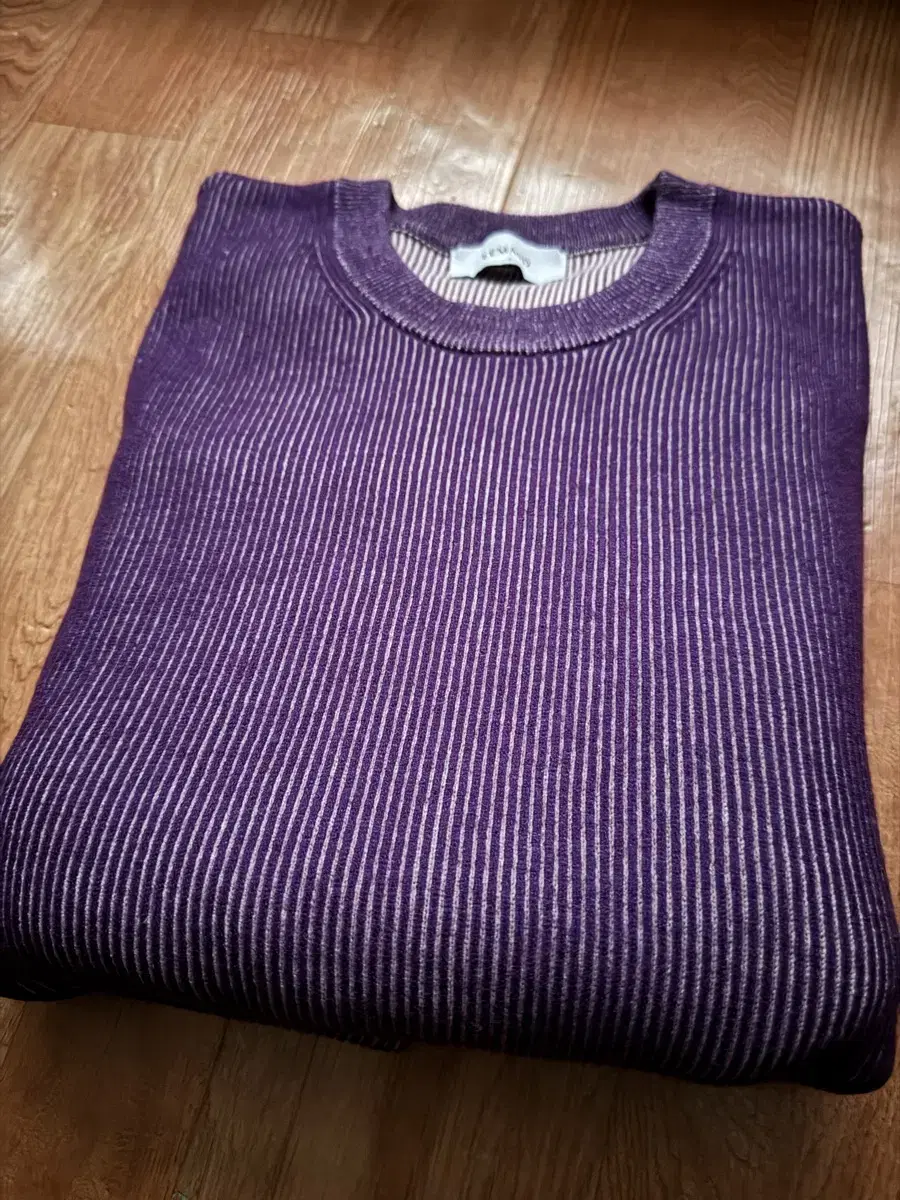 [2nd Wear] Musinsa LeMard Two-Tone Slant Round Knit