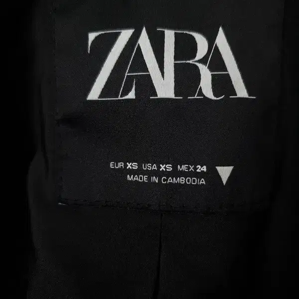 자라 ZARA 레더 크롭 바이커 자켓 오버핏 그레이 3400072