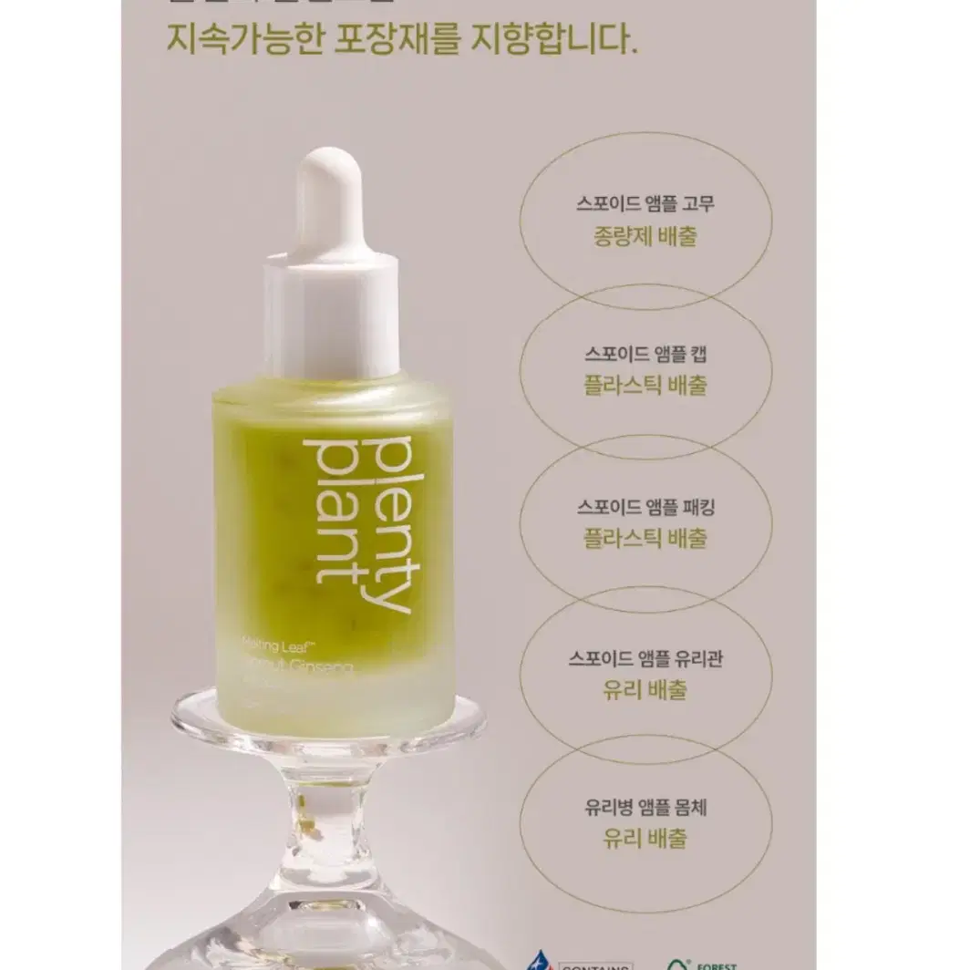 (새상품) 플렌티 플렌트 멜팅리프 스프라우트 진생앰플 30ml