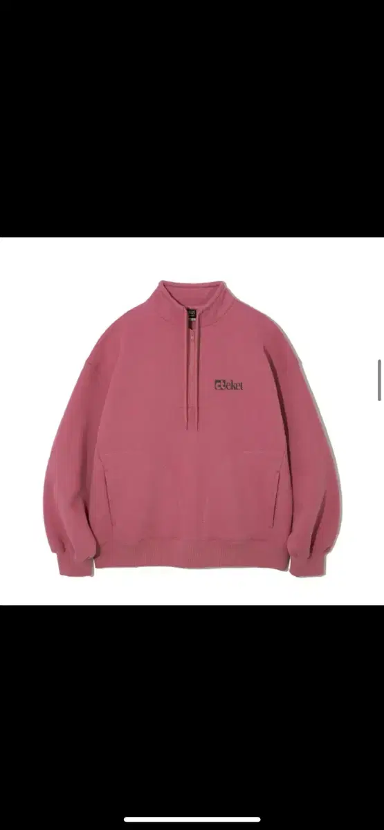 TEKET Plan Half Zip-Up / Pink / L사이즈