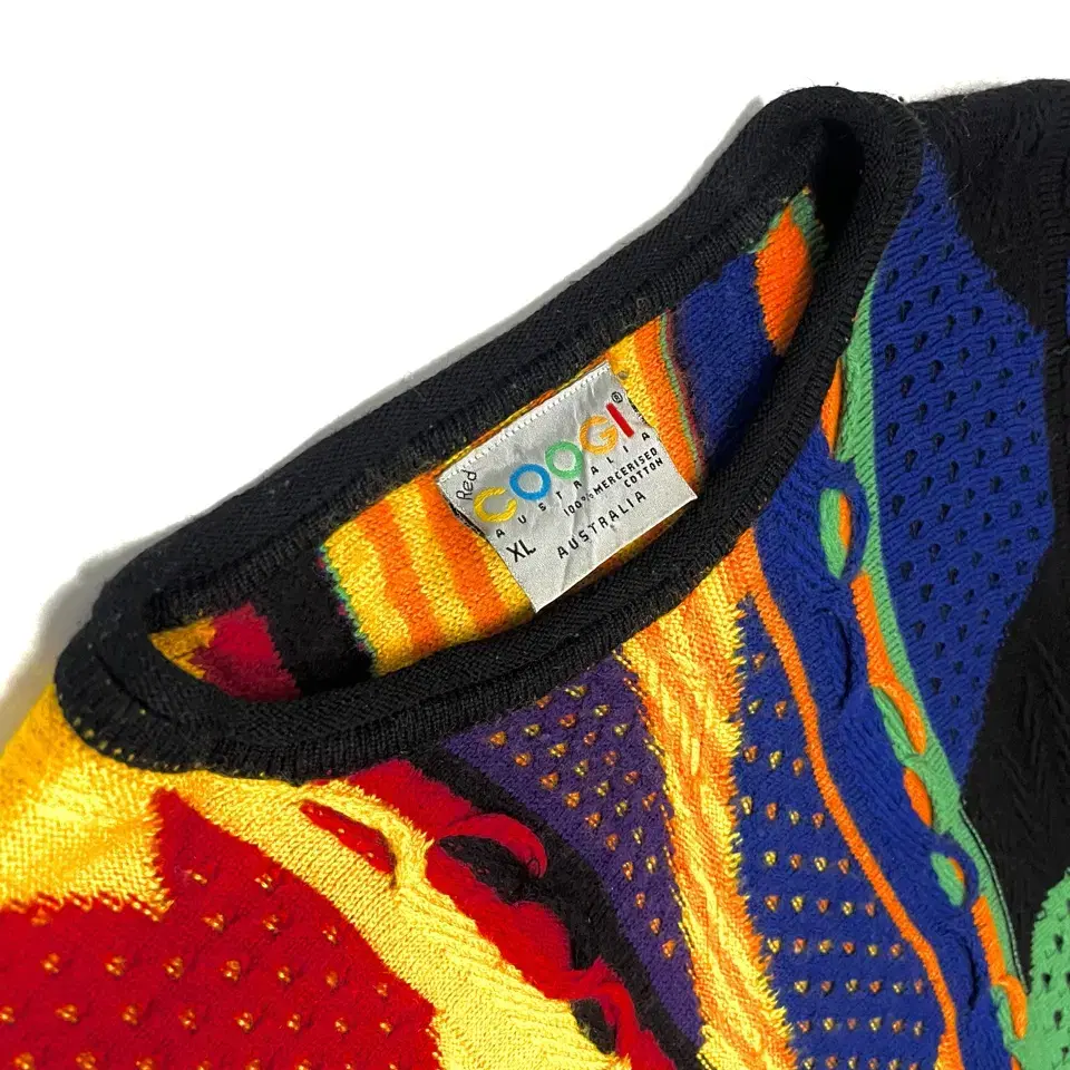 90s COOGI 쿠지 아카이브 빈티지 오리지널 케이블 니트 스웨터